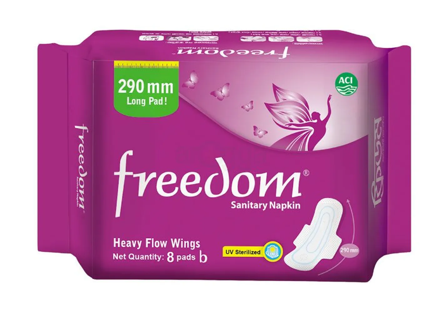 FREEDOM SANITARY NAPKIN HEAVY  8 PCS